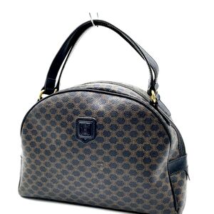 Elegant Black and Brown Designer Handbag